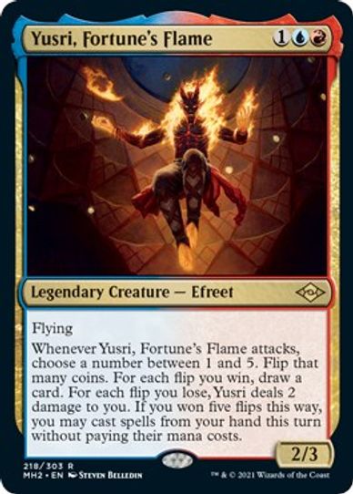 Yusri, Fortune's Flame (218) [Modern Horizons 2]