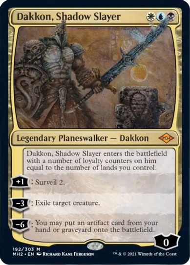 Dakkon, Shadow Slayer (192) [Modern Horizons 2]