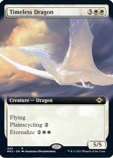 Timeless Dragon (Extended Art) (445) [Modern Horizons 2]