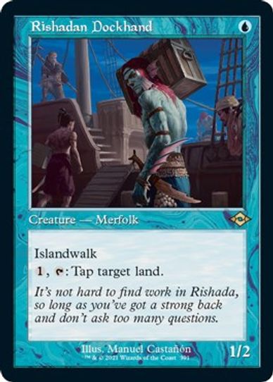 Rishadan Dockhand (Retro Frame) (Foil Etched) (391) [Modern Horizons 2]