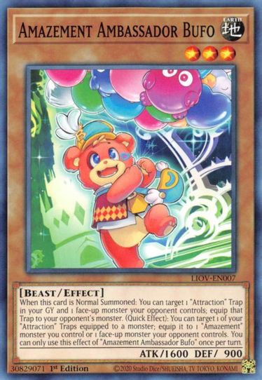 Amazement Ambassador Bufo (LIOV-EN007) [Lightning Overdrive]