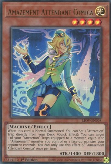 Amazement Attendant Comica (LIOV-EN008) [Lightning Overdrive]