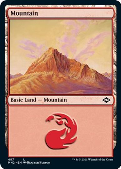 Mountain (Foil Etched) (487) [Modern Horizons 2]