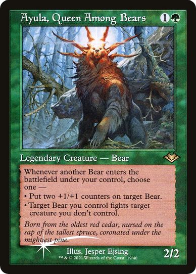 Ayula, Queen Among Bears (Retro Frame) (19) [Modern Horizons]