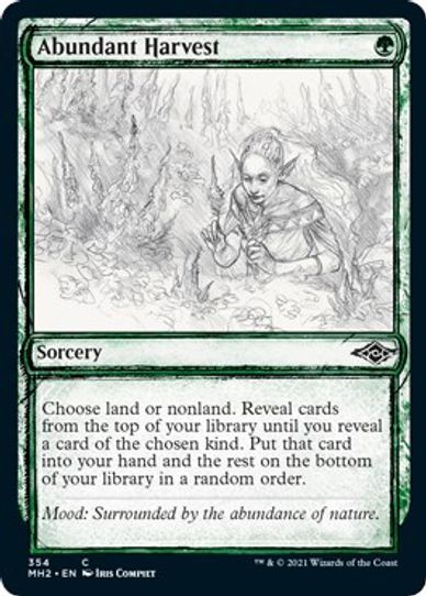 Abundant Harvest (Showcase) (354) [Modern Horizons 2]