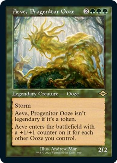Aeve, Progenitor Ooze (Retro Frame) (Foil Etched) (409) [Modern Horizons 2]