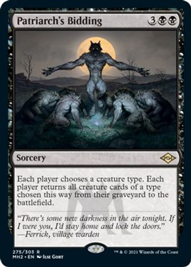 Patriarch's Bidding (275) [Modern Horizons 2]
