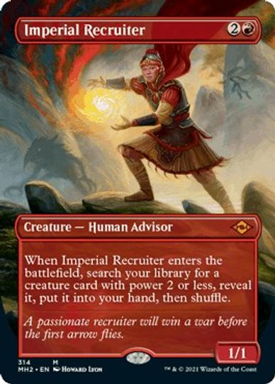 Imperial Recruiter (Borderless) (314) [Modern Horizons 2]