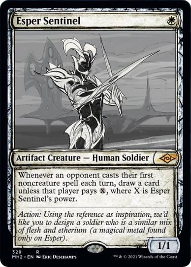 Esper Sentinel (Showcase) (328) [Modern Horizons 2]