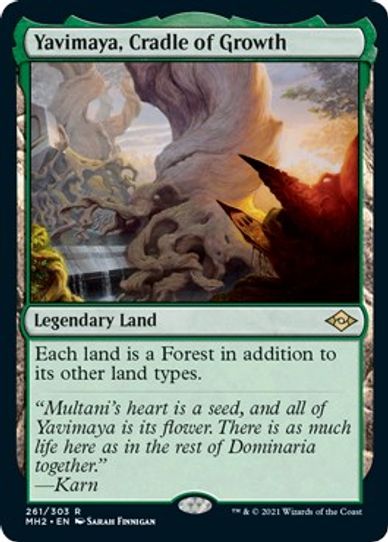 Yavimaya, Cradle of Growth (261) [Modern Horizons 2]