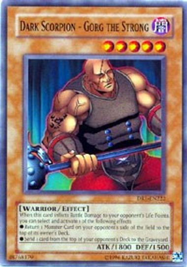 Dark Scorpion - Gorg the Strong (DR1-EN222) [Dark Revelation Volume 1]