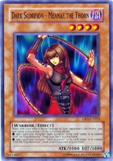 Dark Scorpion - Meanae the Thorn (DR1-EN223) [Dark Revelation Volume 1]