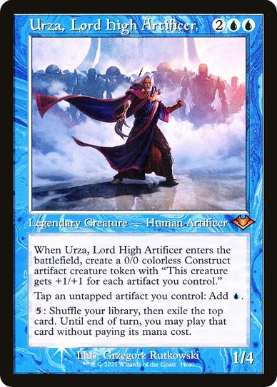 Urza, Lord High Artificer (Retro Frame) (11) [Modern Horizons]