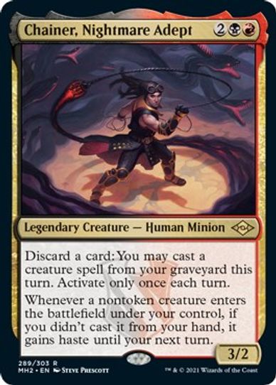Chainer, Nightmare Adept (289) [Modern Horizons 2]