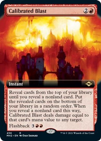 Calibrated Blast (Extended Art) (456) [Modern Horizons 2]