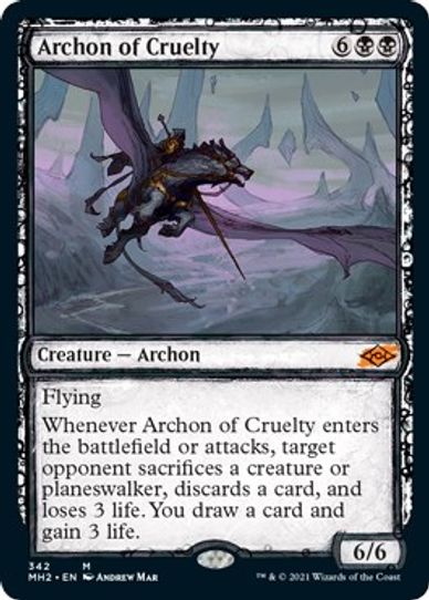 Archon of Cruelty (Showcase) (342) [Modern Horizons 2]