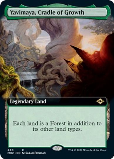 Yavimaya, Cradle of Growth (Extended Art) (480) [Modern Horizons 2]