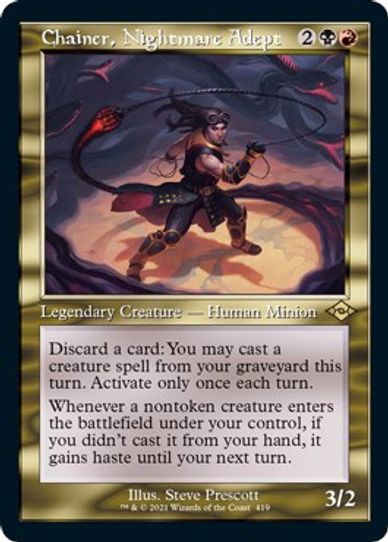 Chainer, Nightmare Adept (Retro Frame) (419) [Modern Horizons 2]