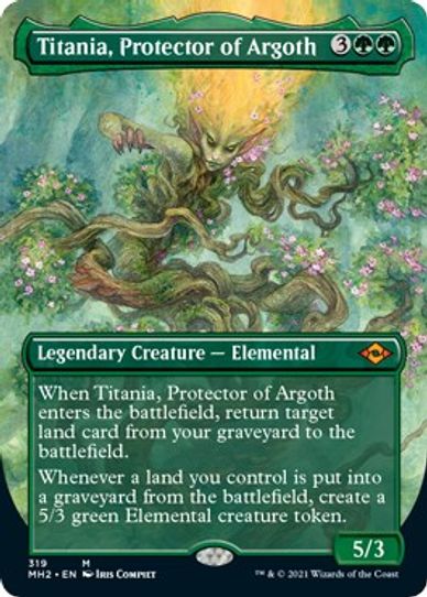 Titania, Protector of Argoth (Borderless) (319) [Modern Horizons 2]