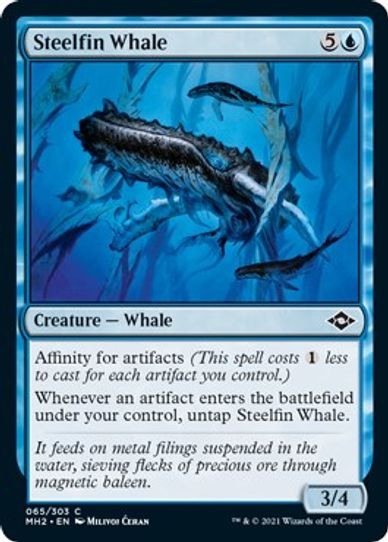Steelfin Whale (65) [Modern Horizons 2]