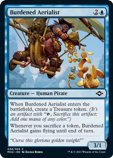 Burdened Aerialist (38) [Modern Horizons 2]