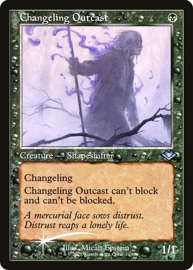Changeling Outcast (Retro Frame) (12) [Modern Horizons]