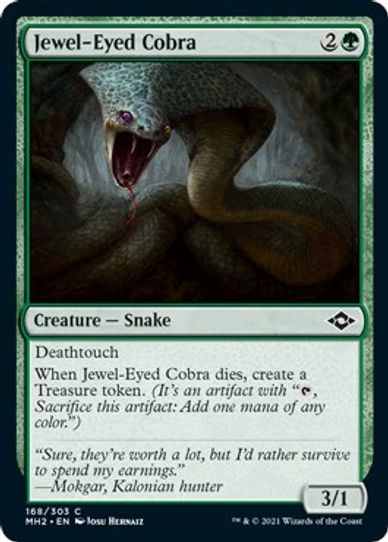 Jewel-Eyed Cobra (168) [Modern Horizons 2]