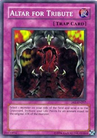 Altar for Tribute (DR1-EN257) [Dark Revelation Volume 1]