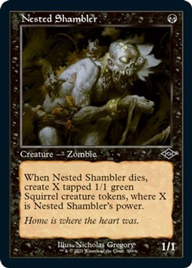 Nested Shambler (Retro Frame) (Foil Etched) (399) [Modern Horizons 2]
