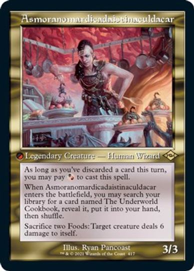Asmoranomardicadaistinaculdacar (Retro Frame) (Foil Etched) (417) [Modern Horizons 2]