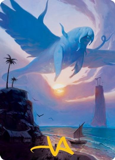 Aeromoeba Art Card (Gold-Stamped Signature) (11) [Art Series: Modern Horizons 2]