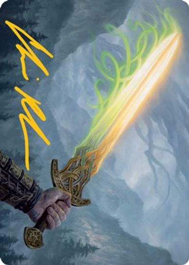 Sword of Hearth and Home Art Card (Gold-Stamped Signature) (64) [Art Series: Modern Horizons 2]
