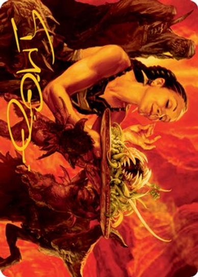 Chef's Kiss Art Card (Gold-Stamped Signature) (34) [Art Series: Modern Horizons 2]
