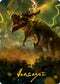 Thrasta, Tempest's Roar Art Card () (Gold-Stamped Signature) (42) [Art Series: Modern Horizons 2]