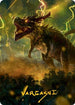 Thrasta, Tempest's Roar Art Card () (Gold-Stamped Signature) (42) [Art Series: Modern Horizons 2]
