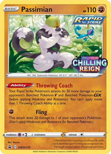 Passimian SWSH115 (Prerelease Promo) (SWSH115) [SWSH: Sword & Shield Promo Cards]