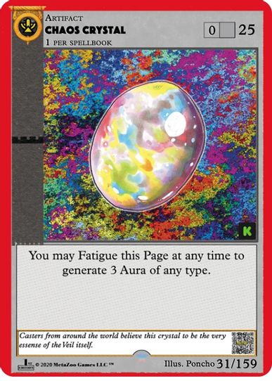 Chaos Crystal (31) [Cryptid Nation: Kickstarter Edition]