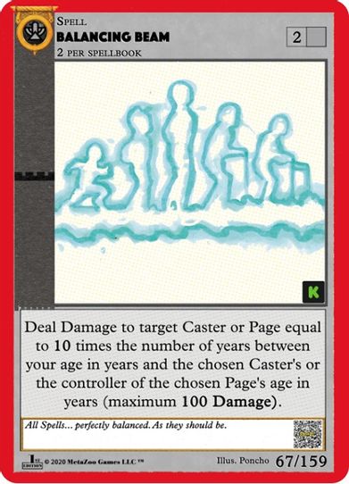 Balancing Beam (67) [Cryptid Nation: Kickstarter Edition]