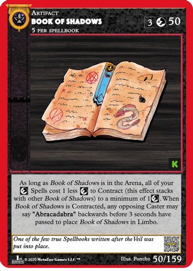 Book Of Shadows (50) [Cryptid Nation: Kickstarter Edition]