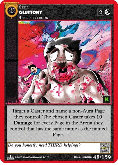 Gluttony (48) [Cryptid Nation: Kickstarter Edition]