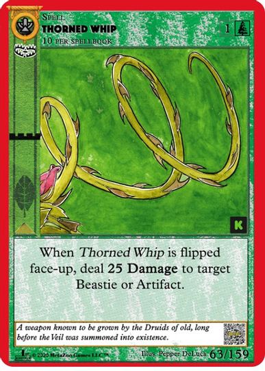 Thorned Whip (63) [Cryptid Nation: Kickstarter Edition]