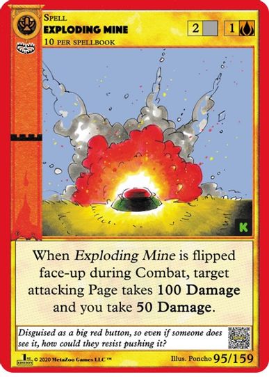 Exploding Mine (95) [Cryptid Nation: Kickstarter Edition]