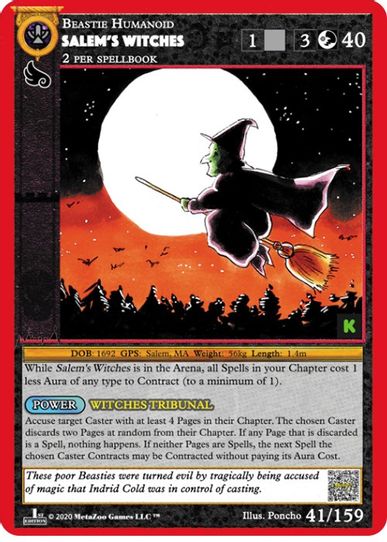 Salem's Witches (41) [Cryptid Nation: Kickstarter Edition]