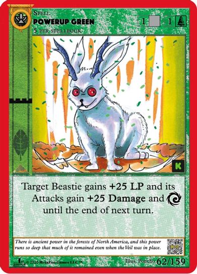 Powerup Green (62) [Cryptid Nation: Kickstarter Edition]