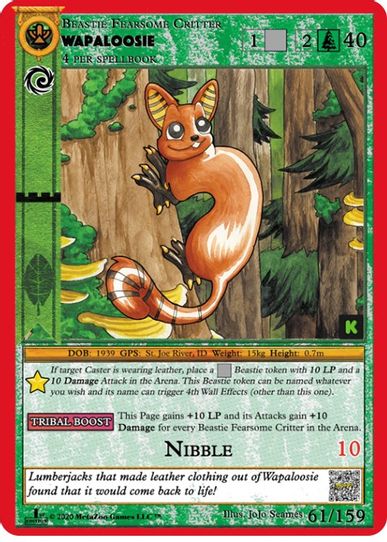Wapaloosie (61) [Cryptid Nation: Kickstarter Edition]