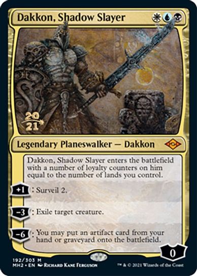 Dakkon, Shadow Slayer (192) [Prerelease Cards]