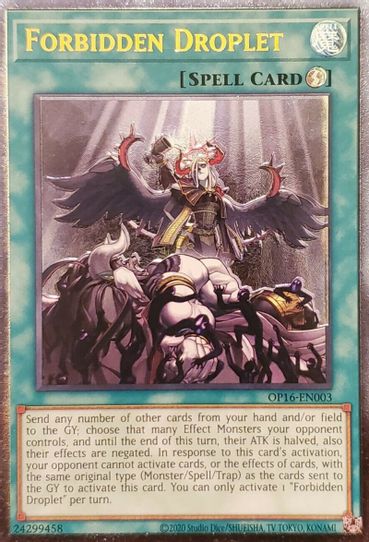 Forbidden Droplet (OP16-EN003) [OTS Tournament Pack 16]