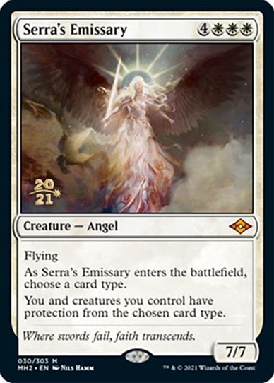 Serra's Emissary (30) [Prerelease Cards]