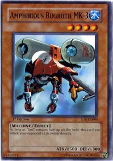 Amphibious Bugroth MK- (SD4-EN009) [Structure Deck: Fury from the Deep]