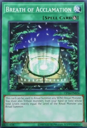 Breath of Acclamation (OP16-EN026) [OTS Tournament Pack 16]
